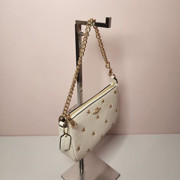 NWT Coach CW409 Nolita 19 With Star Print Chalk - Picture 2 of 5